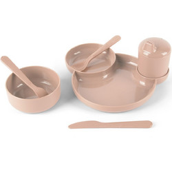 Dantoy Tiny Βρεφικό Σετ Φαγητού Beige 6τμχ