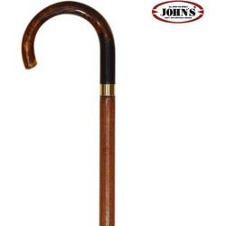 John's Μπαστούνι Μονόποδο Ξύλινο 98cm Μπεζ 15270