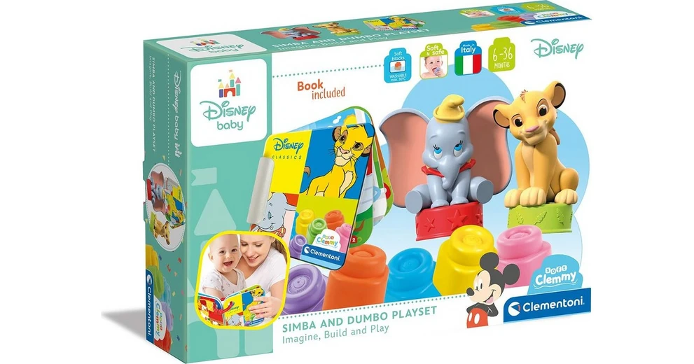 Clementoni Clemmy Disney Classics Simba & Dumbo Playset | BestPrice.gr