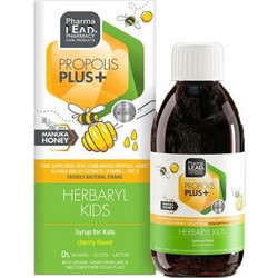 Pharmalead Propolis Plus Herbaryl Kids Φυτικό Σιρόπι για Πονόλαιμο για Παιδιά 200ml