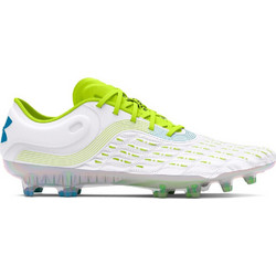 Under Armour Clone Mag Elite 3.0 FG 3026740-103 Ποδοσφαιρικά Παπούτσια με Τάπες Λευκά Lime