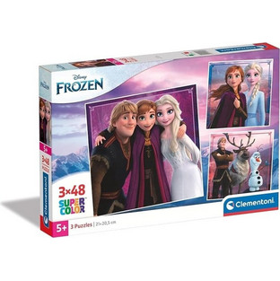 Παιδικό Puzzle Clementoni Super Color Disney Frozen II 3x48 Κομμάτια 1200-25306