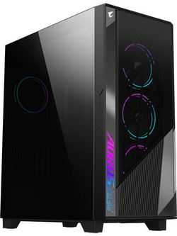 Gigabyte Aorus AC500 ST Black Gaming Midi Tower Κουτί Υπολογιστή RGB με Πλαϊνό Παράθυρο