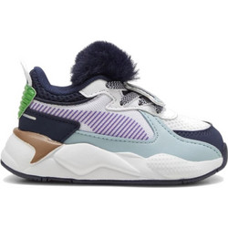 Puma RS-X Trolls Παιδικά Sneakers Λευκά Μπλε 396996-01