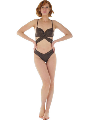 Gsecret Bikini Set με Ενίσχυση Brazil Μαύρο C9343-26863