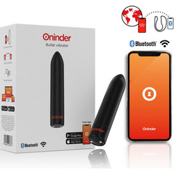 Oninder Berlin Bullet Vibrator Δονητής Bullet για Ζευγάρια με App Control Μαύρος