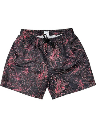 SUMMERtiempo Ανδρικό Μαγιό Σορτς Floral Μαύρο 622975