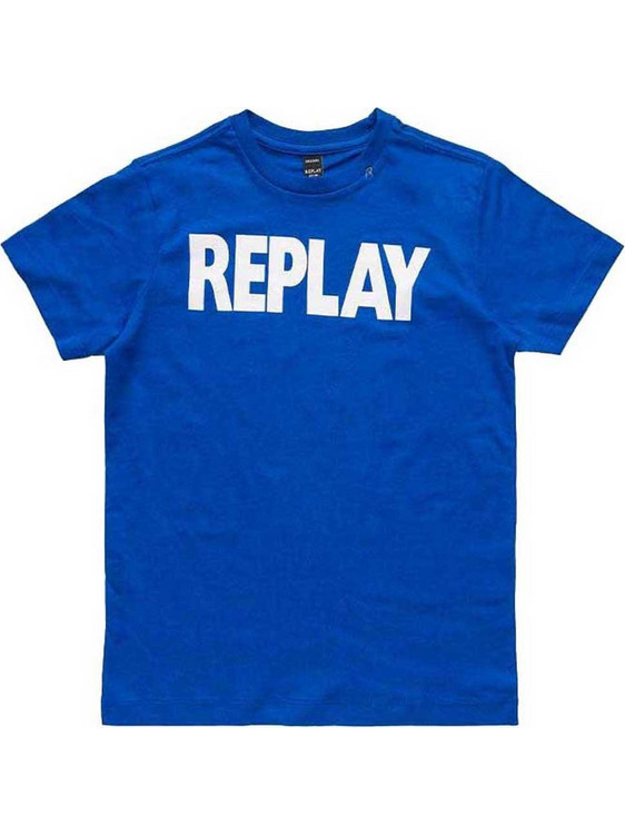 Replay Παιδικό T-Shirt Κοντομάνικο Royal Blue SB7308-0102660-792