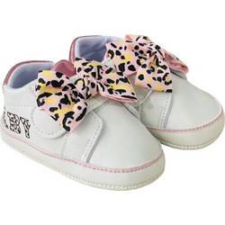Childrenland Βρεφικά Sneakers Αγκαλιάς Λευκά D2210