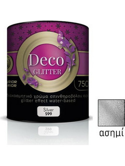 Pellachrom Deco Glitter Διακοσμητικό Χρώμα Χρυσό 0.75lt