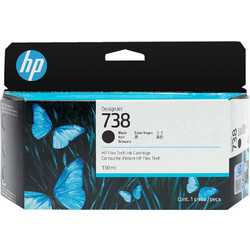 HP 738 Black Μελάνι Εκτυπωτή Inkjet 130ml
