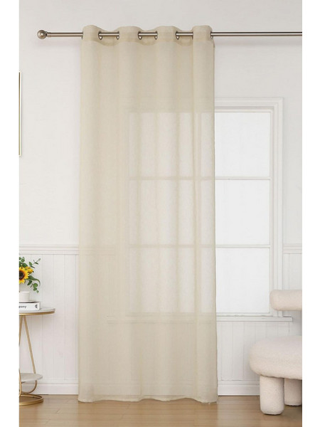 Βιοκαρπέτ Κουρτίνα Βουάλ με Τρουκς 140x285 Seraina B11-03