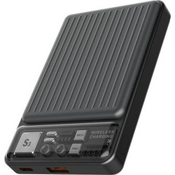 Devia S28 Wireless Magsafe Power Bank 10000mAh 22.5W με Θύρα USB-A & Θύρα USB-C Power Delivery Dark Grey