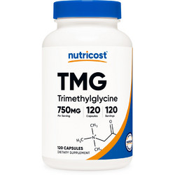 Nutricost TMG Trimethylglycine 750mg 120 Κάψουλες