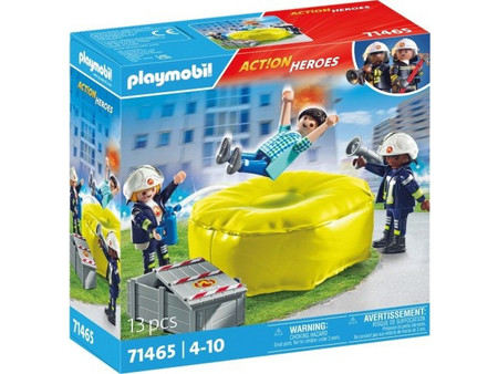 Playmobil City Action Πυροσβέστες με Στρώμα Διάσωσης για 4-10 Ετών 71465