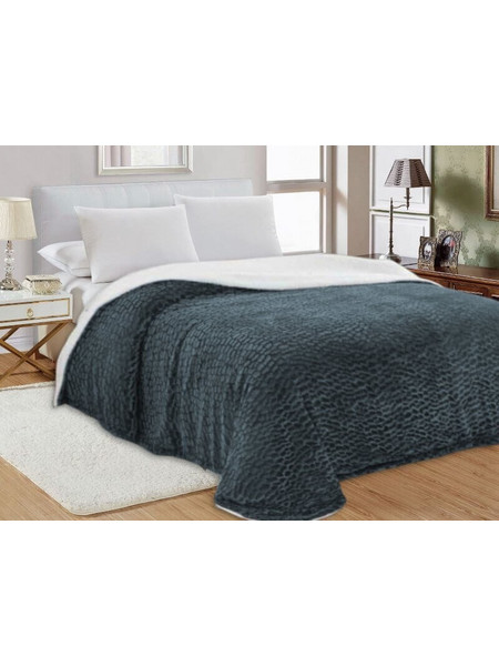 Γαρύφαλλο Κουβερτοπάπλωμα Υπέρδιπλο 220x240 Croco Grey