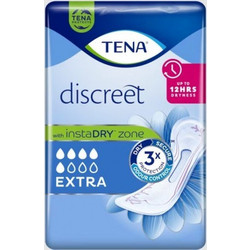 Tena Discreet Extra Σερβιέτες Ακράτειας 5 Σταγόνες 20τμχ