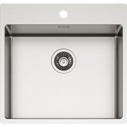 Elleci Compass 500 Ένθετος Νεροχύτης Inox Σατινέ 54x51cm