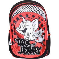 SunCe Tom & Jerry Σχολική Τσάντα Πλάτης Δημοτικού Πολύχρωμη JER-7420