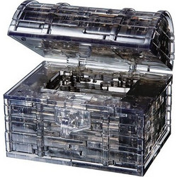 Puzzle 3D Crystal Puzzle Treasure Chest 3D 52 Κομμάτια