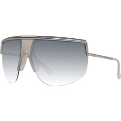 Max Mara MM0050 7032C Ανδρικά Γυαλιά Ηλίου Μάσκα Μεταλλικά Ασημί με Μαύρο Degradee Φακό