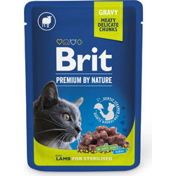 Brit Premium By Nature Sterilised with Lamb in Gravy 100gr
