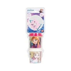 AS Company Σετ 2 Βαζάκια Πλαστελίνης με 2 Cutters Disney Frozen