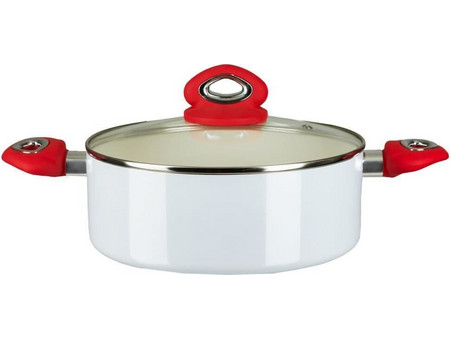 Hausberg HB-H713AB Σωτέζα Αντικολλητική με Καπάκι 22cm HB-H713AB