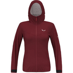 Salewa Puez Αθλητικό Γυναικείο Μπουφάν Softshell Μακρύ Μπορντό 28616-1570