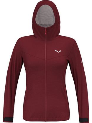 Salewa Puez Αθλητικό Γυναικείο Μπουφάν Softshell Μακρύ Μπορντό 28616-1570