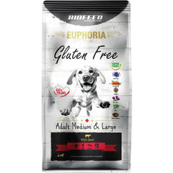 BioFeed Euphoria Adult Medium & Large Gluten Free with Beef 12kg