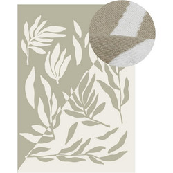 Chic Mic Desert Leaves KCB110 Κουβέρτα Αγκαλιάς Πλεκτή 80x140 Πράσινο Mint
