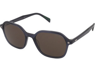 Levi's LV5051/S PJP/70 Ανδρικά Γυαλιά Ηλίου Τετράγωνα Κοκάλινα Μαύρα με Καφέ Polarized Φακό