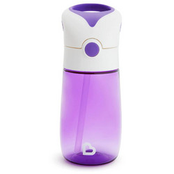 Munchkin Flip & Go Παγούρι με Καλαμάκι Purple 355ml