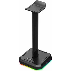 Redragon Scepter Pro HA300 Επιτραπέζια Βάση Ακουστικών Gaming με RGB & Θύρα USB Black