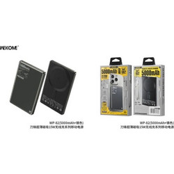 wekome WP-82 Wireless Magsafe Power Bank 5000mAh 15W με Θύρα USB-C Black