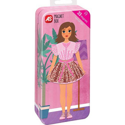 AS Company Magnet Box Tins Fashion Girl