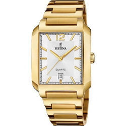 Festina Ανδρικό Ρολόι με Χρυσό Μεταλλικό Μπρασελέ F20678/2