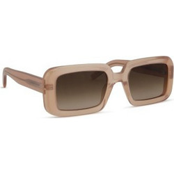 Saint Laurent SL534 014 Γυναικεία Γυαλιά Ηλίου Τετράγωνα Κοκάλινα Ροζ με Καφέ Polarized Φακό