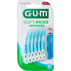 Gum 690 Pro Μεσοδόντιες Οδοντογλυφίδες M Γαλάζιες 30τμχ