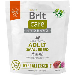 Brit Care Adult Small Breed Hypoallergenic with Lamb & Rice 1kg