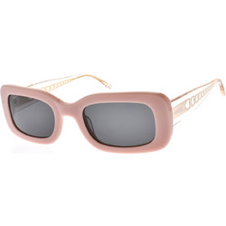 Lancel LA91021 C03 Γυναικεία Γυαλιά Ηλίου Ορθογώνια Κοκάλινα Ροζ με Μαύρο Polarized Φακό