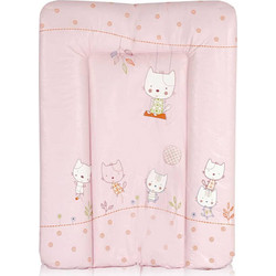 Lorelli Cats Μαλακή Αλλαξιέρα Μωρού Πλαστική 70x50cm Ροζ