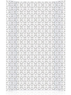Lorelli Hearts Σκληρή Αλλαξιέρα Μωρού Πλαστική 70x50cm Λευκή Γκρι