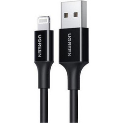 Ugreen US155 USB-A to Lightning Cable 1m Black 6957303888221