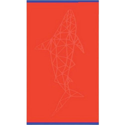Ocean Fluo Παιδική Πετσέτα Θαλάσσης Πορτοκαλί 86x160cm 86188