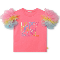 Billieblush Παιδικό T-Shirt Κοντομάνικο Φούξια U20366-499