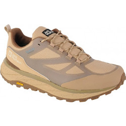 Jack Wolfskin Terraventure Ανδρικά Ορειβατικά Παπούτσια Αδιάβροχα Εκρού 4051621-5156