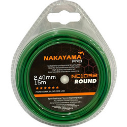 Nakayama Pro Μεσινέζα Στριφτή 2.40mm x 15m