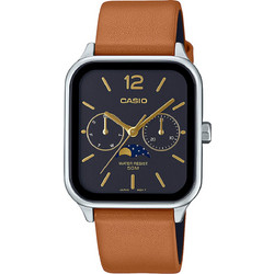 Casio Ανδρικό Ρολόι με Καφέ Δερμάτινο Λουράκι MTP-M305L-1AVER